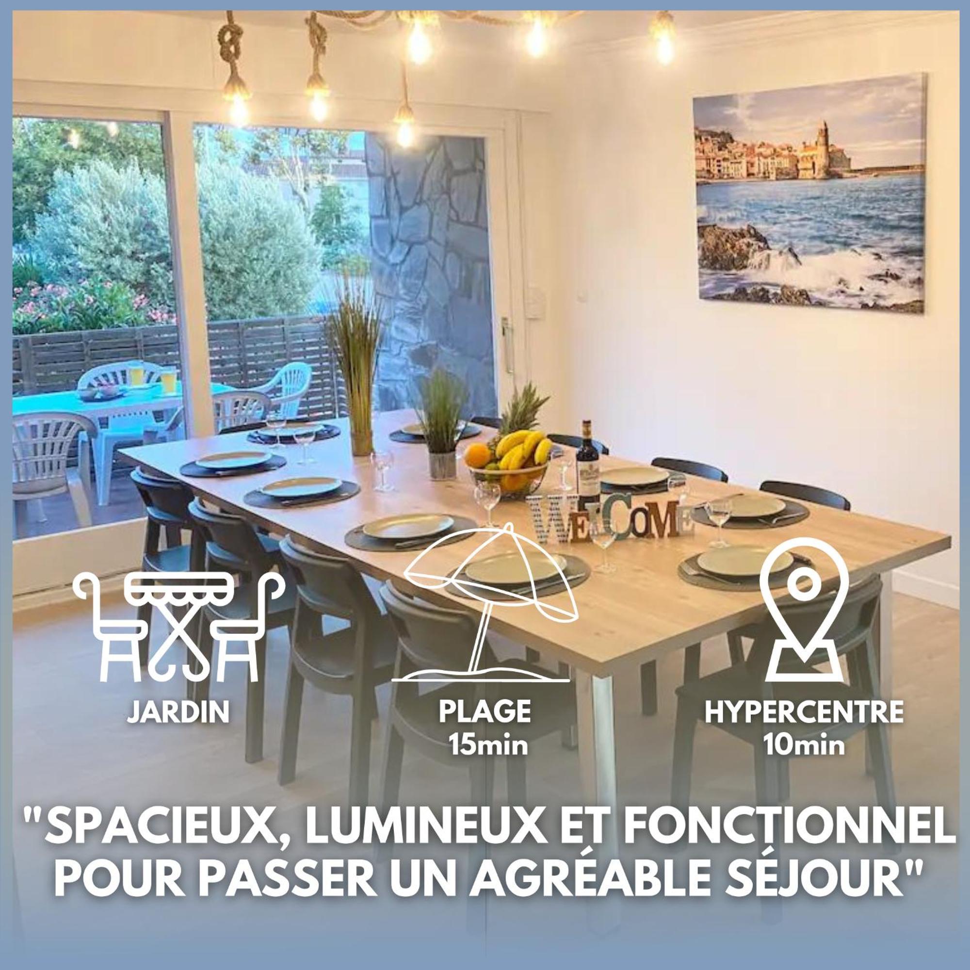 L'Artmonie - Climatise - Jardin - Centre-Ville - Plage بيربينيو المظهر الخارجي الصورة
